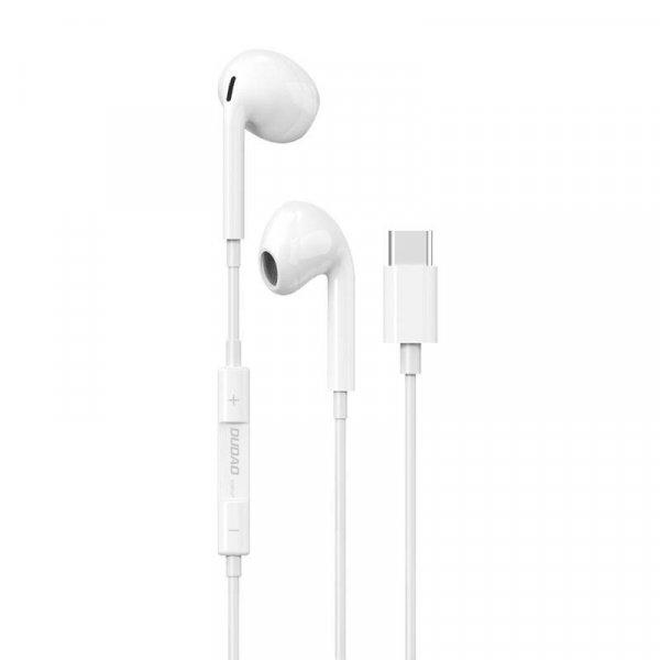 Dudao X14PROT vezetékes, fülbe helyezhető fejhallgató (fehér)