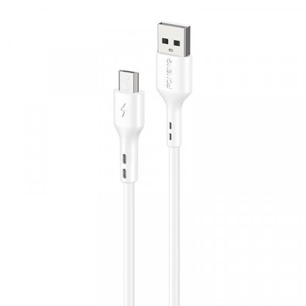 Foneng X36 USB/mikro USB kábel (fehér)