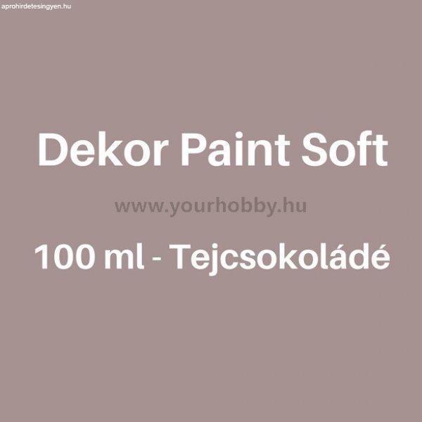 Pentart Dekor Paint Soft lágy dekorfesték 100 ml - tejcsokoládé
