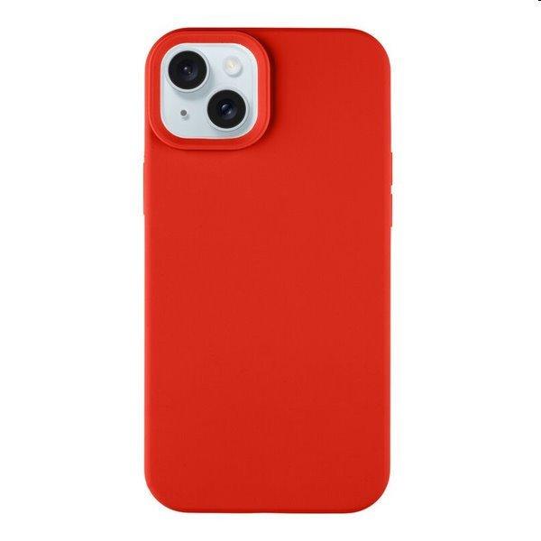 Tactical Velvet Smoothie tok Apple iPhone 15 Plus számára, piros