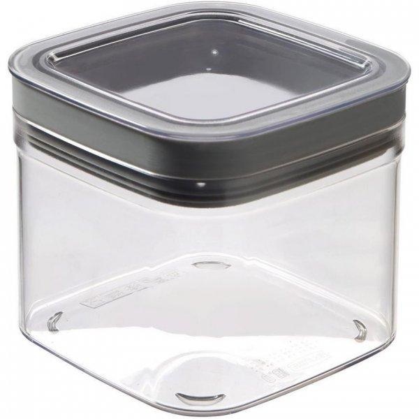 Curver® DRY CUBE doboz, 0,8 l, átlátszó/fekete, 11,8x11,8x10 cm