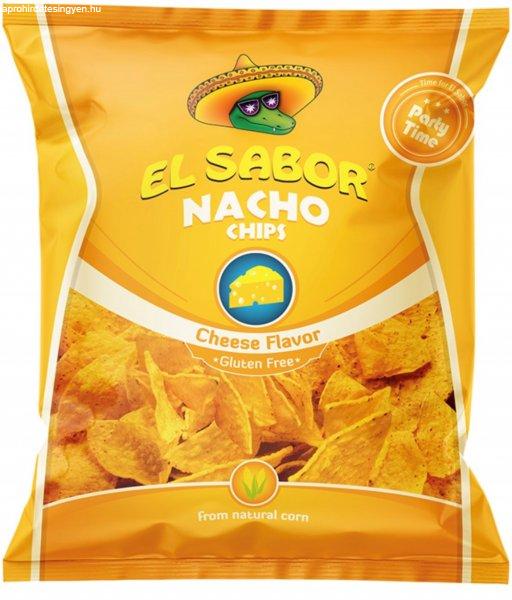 El sabor big nacho chips gluténmentes sajtos 225 g