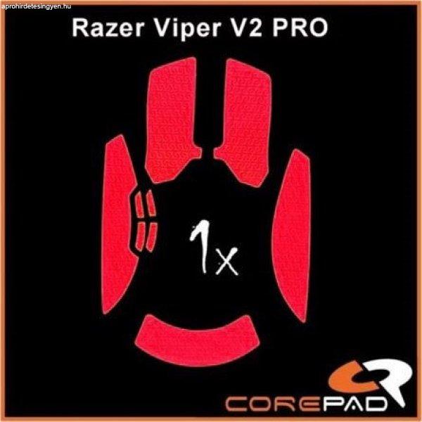 Corepad Mouse Rubber Sticker #755 - Razer Viper V2 PRO Wireless gaming Soft
Grips piros