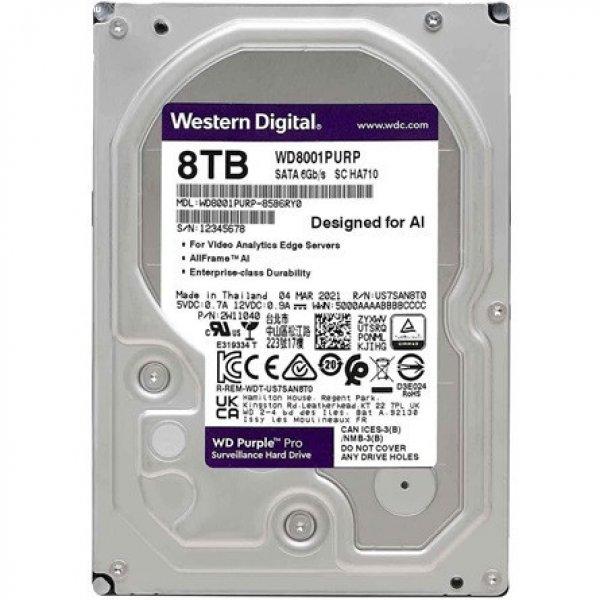 Western Digital Purple Pro 8TB 7200rpm 256MB SATA3 3,5" HDD