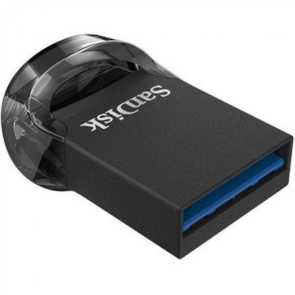 Sandisk 256GB Cruzer Fit Ultra USB 3.1 pendrive fekete