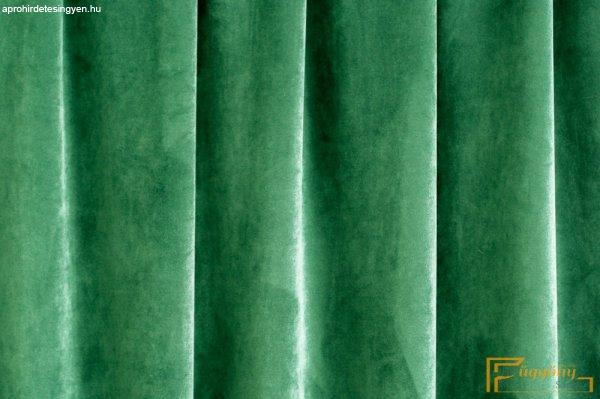 (37 szín) Savaria plüss dekorációs függöny-Fű-zöld