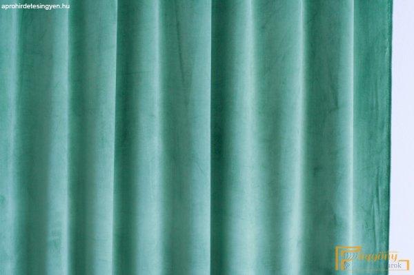 (37 szín) Savaria plüss dekorációs függöny-Vízkék