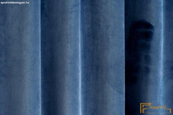 (37 szín) Savaria plüss dekorációs függöny-Sötétkék