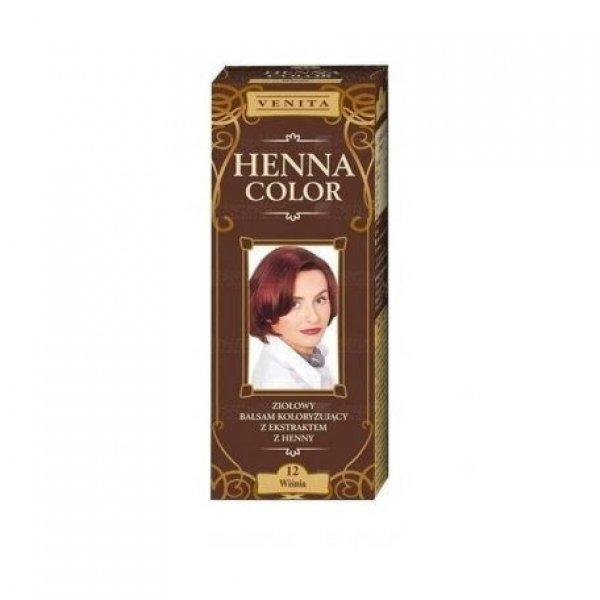 Henna Color szinező hajbalzsam nr 12 meggyvörös 75 ml