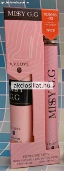 V.V.Love Missy G.G Pink ajándékcsomag ( EDT 35ml + Testápoló 35ml )
