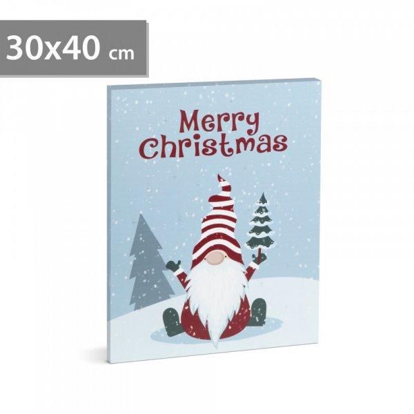 Family Karácsonyi LED-es hangulatkép - fali akasztóval, 2 x AA, 30 x 40 cm
(58463)