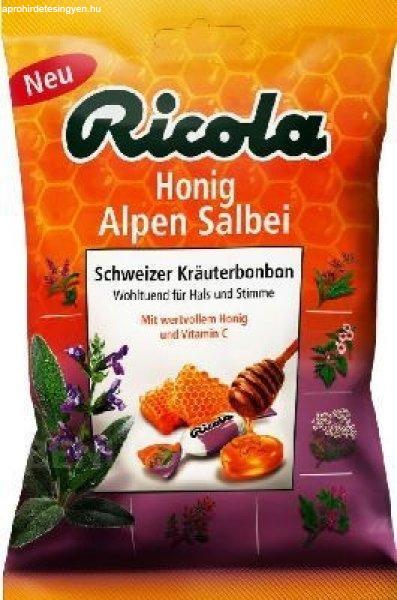 Ricola cukorka mézes-zsályás zacskós 75 g