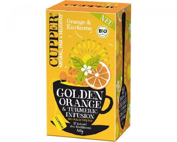 Cupper bio narancs és kurkuma tea 40 g