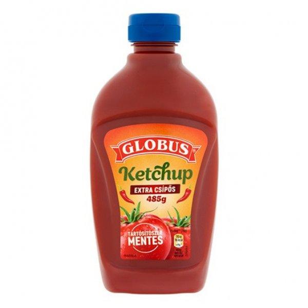 GLOBUS KETCHUP EXTRA CSÍPŐS 450G/485G