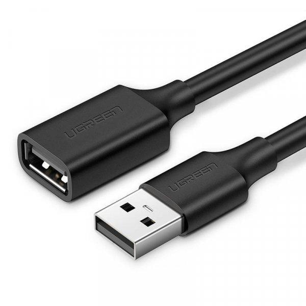 UGREEN US103 USB 2.0 hosszabbítókábel 0,5 m (fekete)