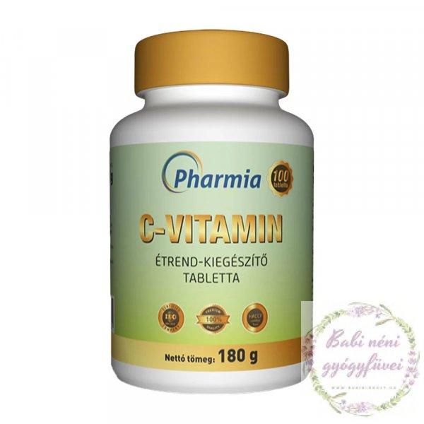 Pharmia C-vitamin 1000mg Csipkebogyóval és Citrus bioflavonoidokkal 100
tabletta