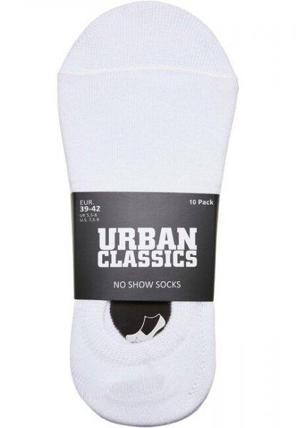 Urban Classics No Show Socks 10-Pack white