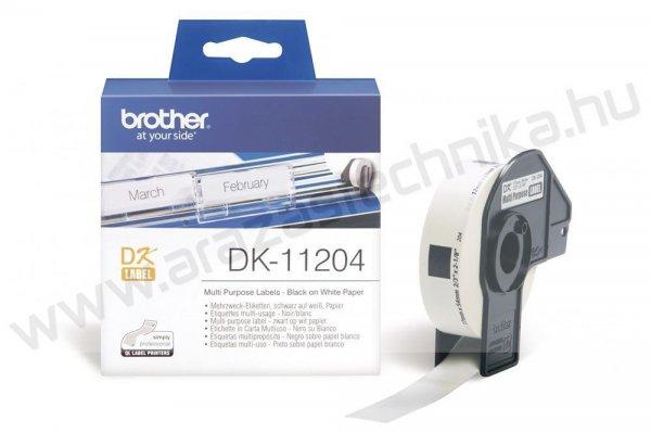 Brother DK-11204 öntapadó címke 17x54mm