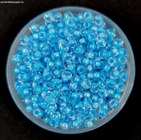 Preciosa cseh kásagyöngy - Blue Lined Crystal - 9/0