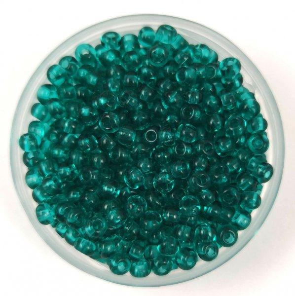 Preciosa cseh kásagyöngy - Transparent Turquoise Green - 9/0