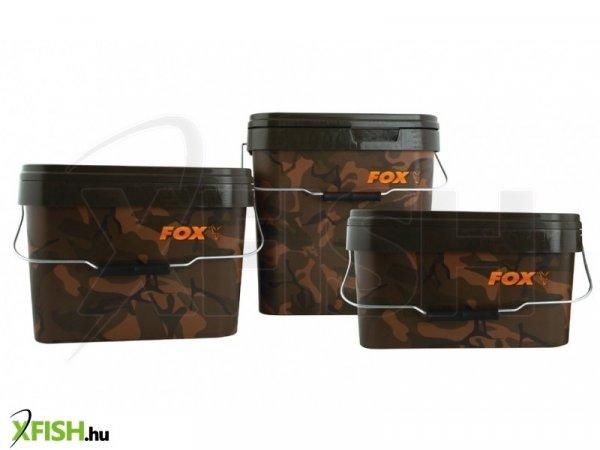 Fox Camo Square Bucket 17L - Fox Terepszínű Vödör