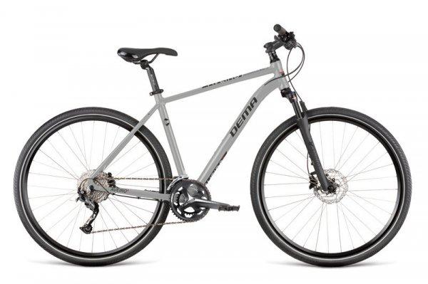 Kerékpár Dema AVEIRO 9 silver - black XL/22'