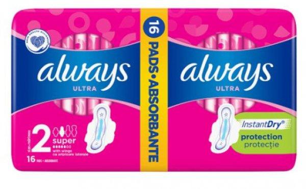 Always Intim betét Ultra Super 16db