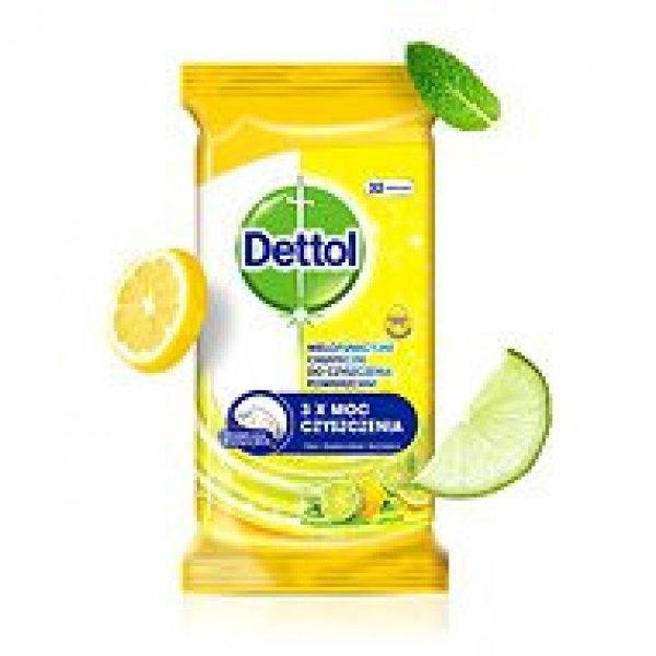 Dettol P&F t.kendő 36db Citrom&Lime