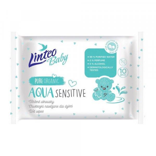 Linteo Baby AQUA Sensitive törlőkendő 10 db