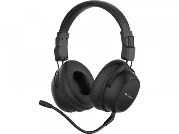 Sandberg Wireless Fejhallgató - Bluetooth Headset ANC FlexMic (Bluetooth,
hajlítható mikrofon, fekete)