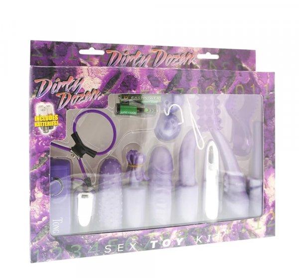 Dirty Dozen Sex Toy Kit Purple