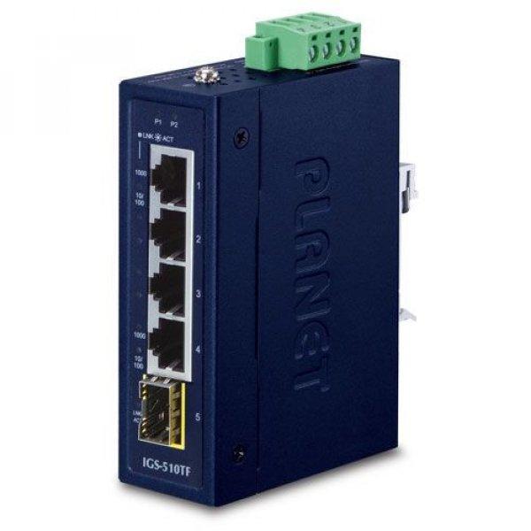 Planet - Planet IGS-510TF IP30 Industrial switch