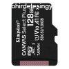 Kingston 128GB Canvas Select Plus Class 10 UHS-1 microSDXC (