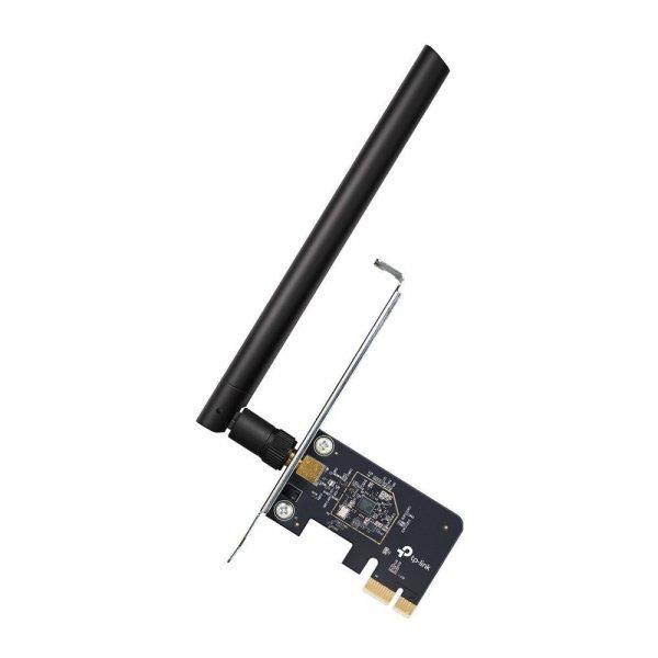TP-Link - TP-Link Wireless Adapter PCI-Express Dual Band AC600 Archer T2E