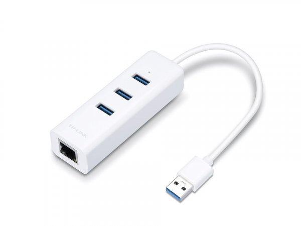 TP-Link - TP-Link Átalakító USB 3.0 to Ethernet Adapter 1000Mbps + 3 USB 3.0
port UE330