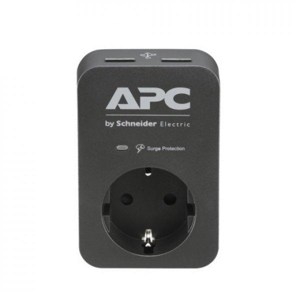 APC - APC Essential SurgeArrest túlfeszültségvédő aljzat, 2 USB port