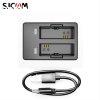 SJCAM SJ4000&SJ5000&M10 charger with cable (dual cha