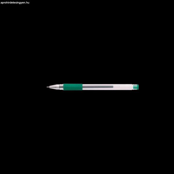 Zselés toll 0,5mm, kupakos GEL-Ico, írásszín zöld 