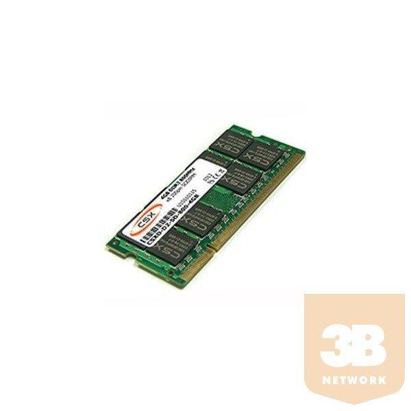 CSX Memória Notebook - 4GB DDR3 (1600Mhz, 256x8)