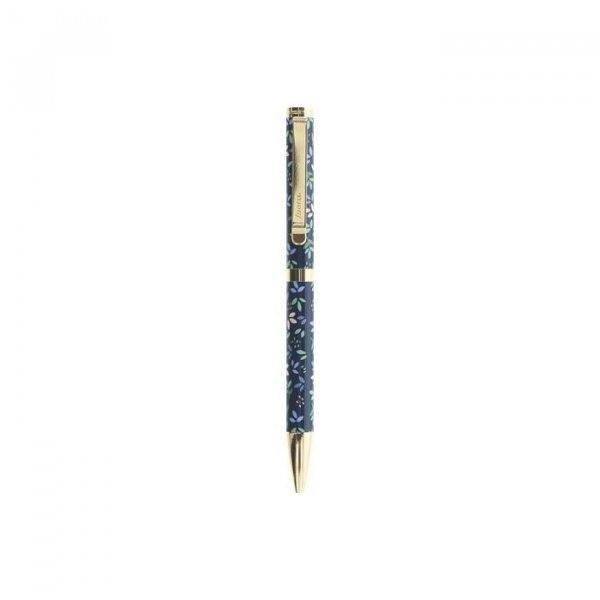 Golyóstoll, 1,0 mm, arany színű klip, sötétkék tolltest, FILOFAX
"Garden", fekete