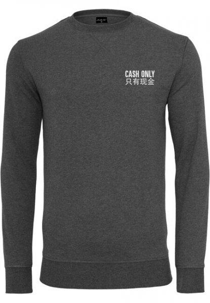 Mr. Tee Cash Only Crewneck charcoal