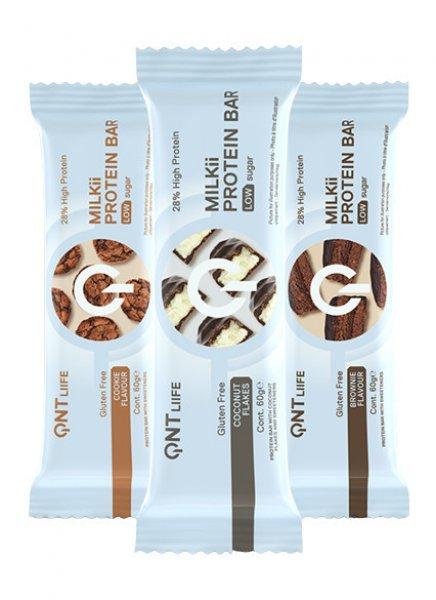 QNT Milkii Protein Bar 60g Brownie 