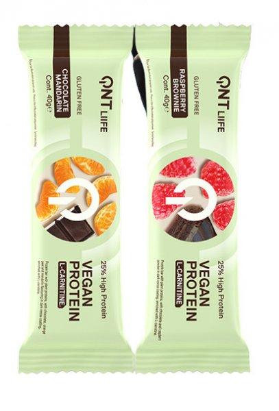 QNT VEGAN 25% Protein Bar Chocolate-Mandarin 40g