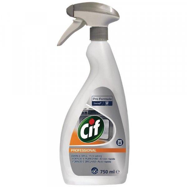 Zsíroldószer szórófejes 750 ml Oven & Grill Cleaner Professional Cif