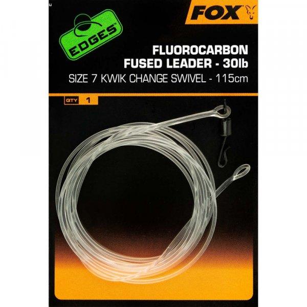 Fox Edges Kwik Change Swivel 115cm Size 10 előtét zsinór forgóval (CAC718)