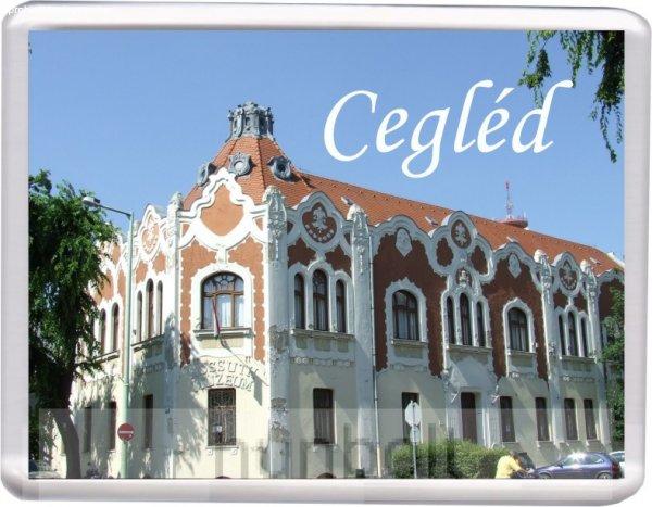 Cegléd- Kossuth Múzeum hűtőmágnes (műanyag keretes)