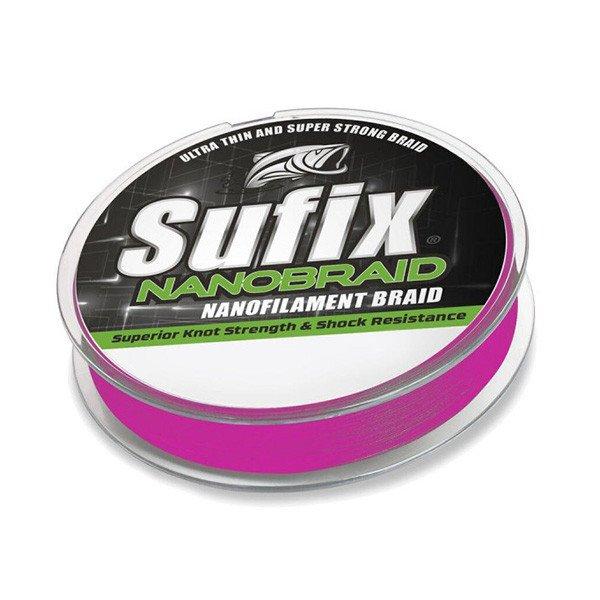 Sufix Nano Braid 100m Prémium Fonott Zsinór 0,06mm 3,3kg Hot Pink