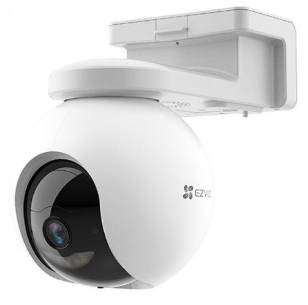 Ezviz HB8 2K+ 4 MP fix IR IP PT dómkamera, wifi, beépített tárhely (32GB),
akkumulátor, IP65, mikrofon, hangszóró