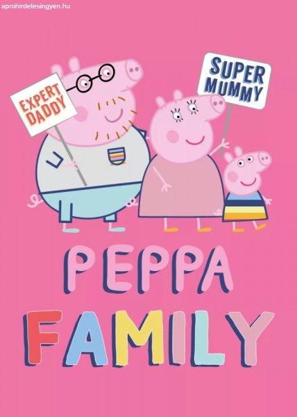 Peppa malac Family Pink polár takaró