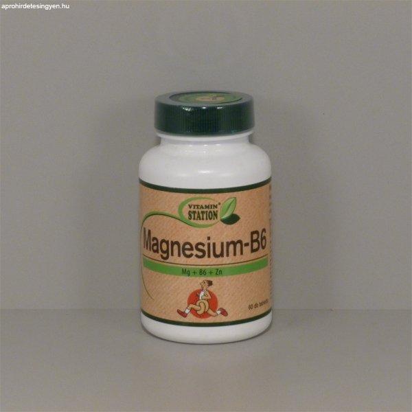 Vitamin Station magnézium b6 60 db